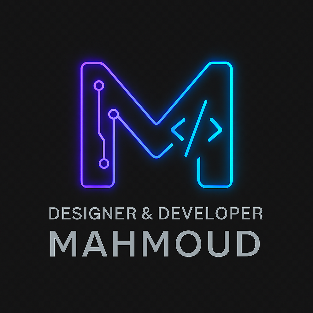 Designer & Developer Mahmoud Logo